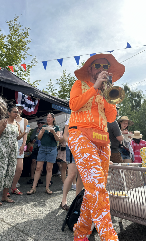 Trumpet player